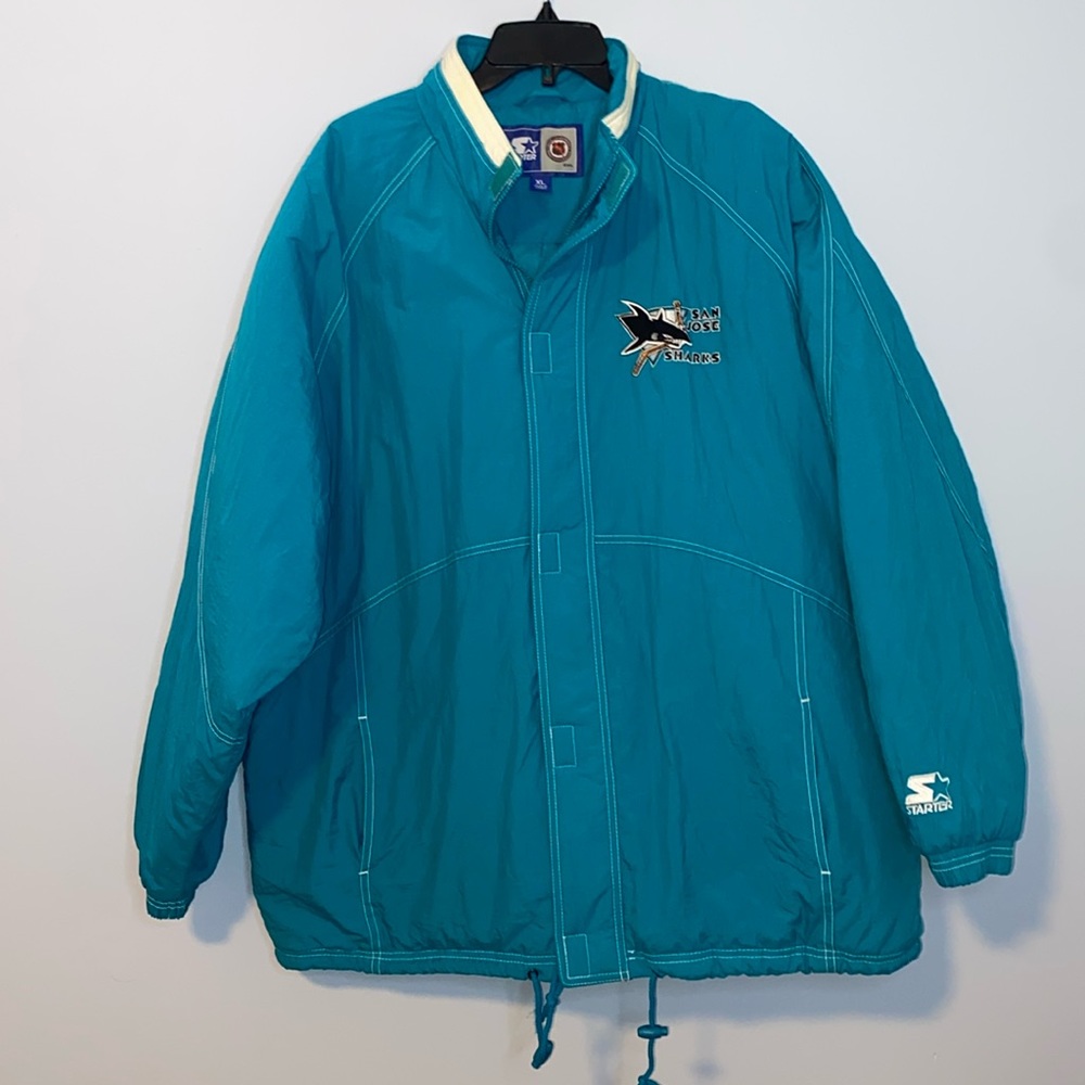 Vintage Starter San Jose Sharks Jacket‎ Mens XL